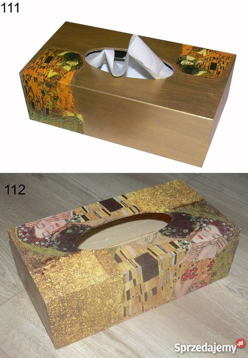 Chustecznik pudełko na chusteczki Gustav Klimt Malarstwo Halinów