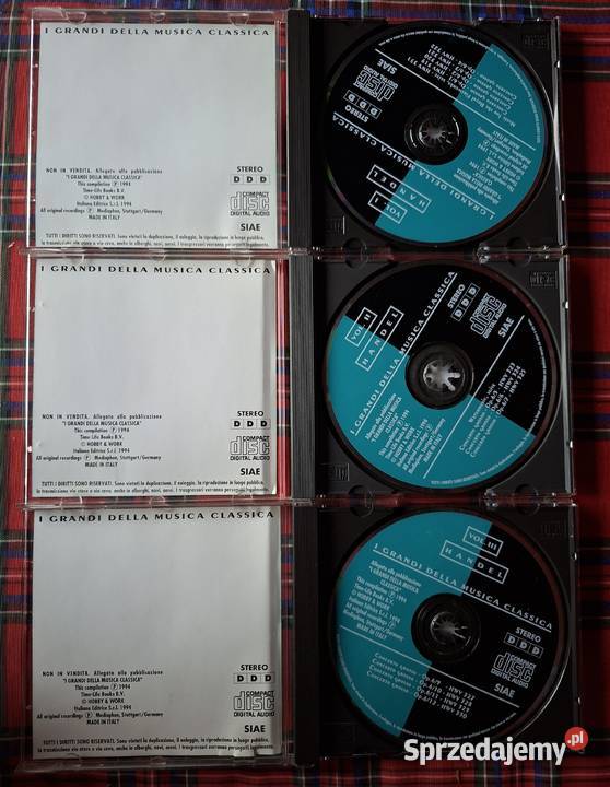 I Grandi Della Musica Classica Handel 3CD Kraków