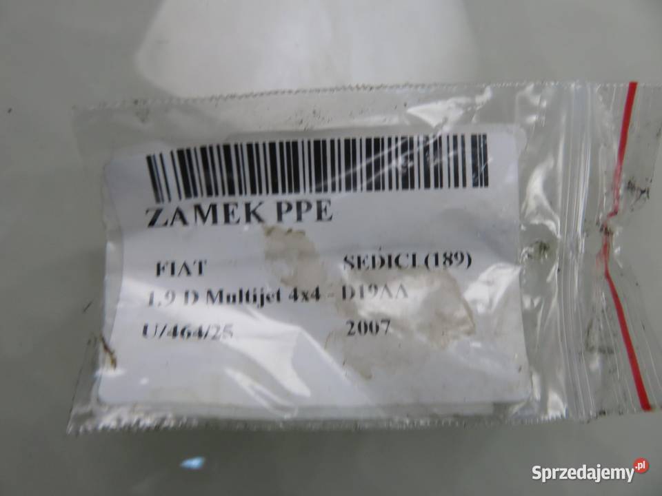 ZAMEK PRAWY PRZEDNI FIAT SEDICI 8 PIN osobowe Zamki, wkładki i kluczyki