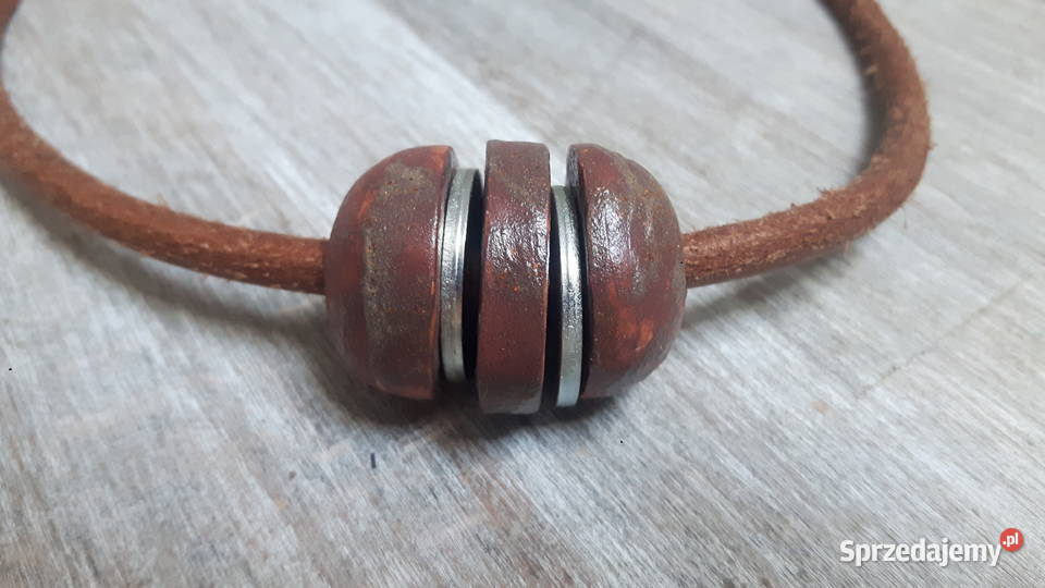 Naszyjnik ceramiczny ręcznie wykonany Otwock