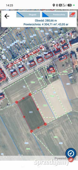Sprzedam Działkę RolnoBudowlana 28zł/m2 Linie