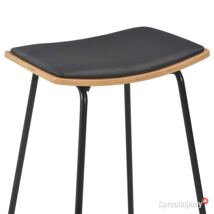 Stołki barowe 6 czarne sztuczna skóa WM3054561 Warszawa