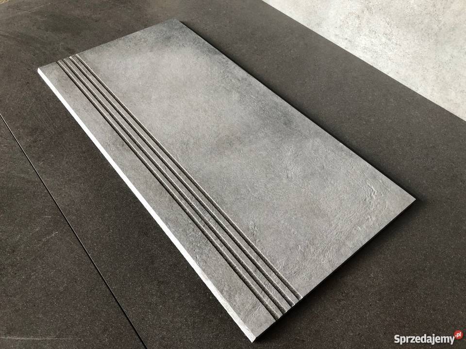 Betonowe schodyszare płytki STRUKTURA BETON łódzkie