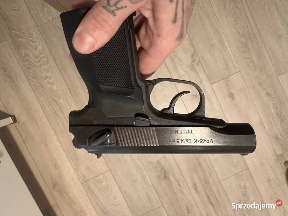 Wiatrówka Baikał MP654K20 Makarov Sporty strzeleckie i myślistwo dolnośląskie Legnica