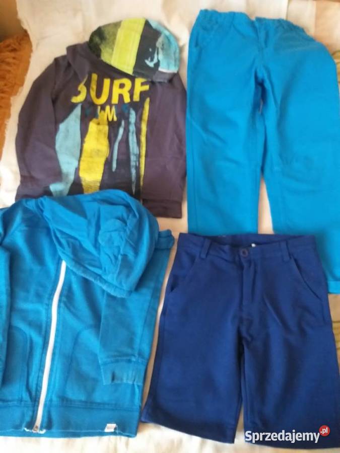 Spodnie spodenki bluza i bluzka 122 Rozmiar 122 Wołomin sprzedam