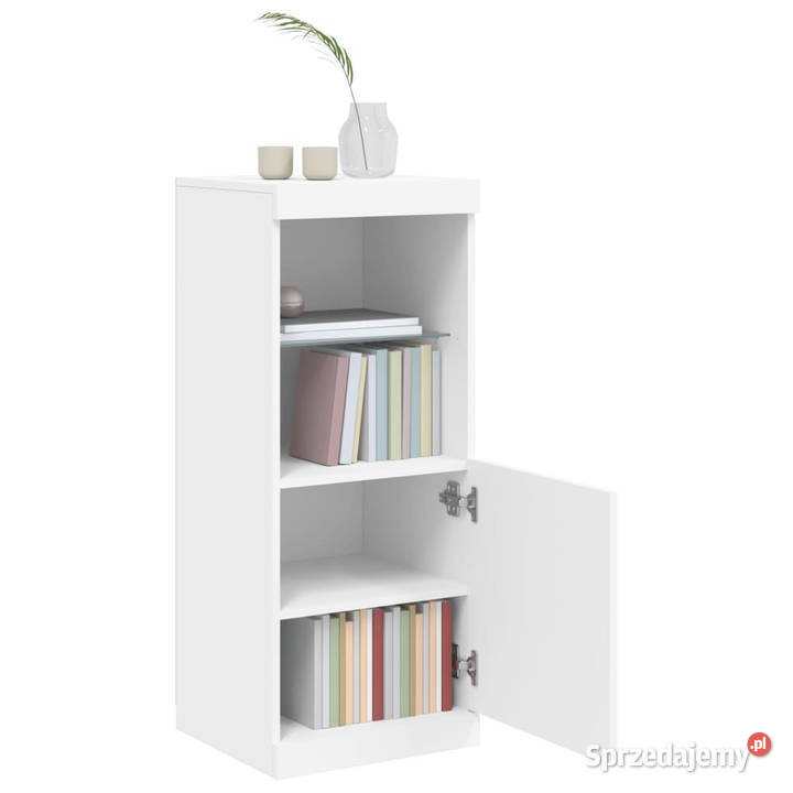 Szafka z oświetleniem LED biała 41x37x100 Pozostałe Warszawa