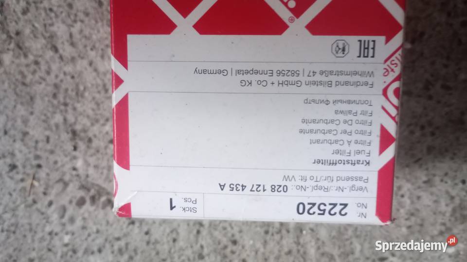 Filtr paliwa 22520 sprzedam