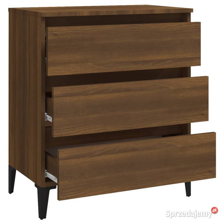 Komoda brązowy dąb 60x35x69 materiał Warszawa