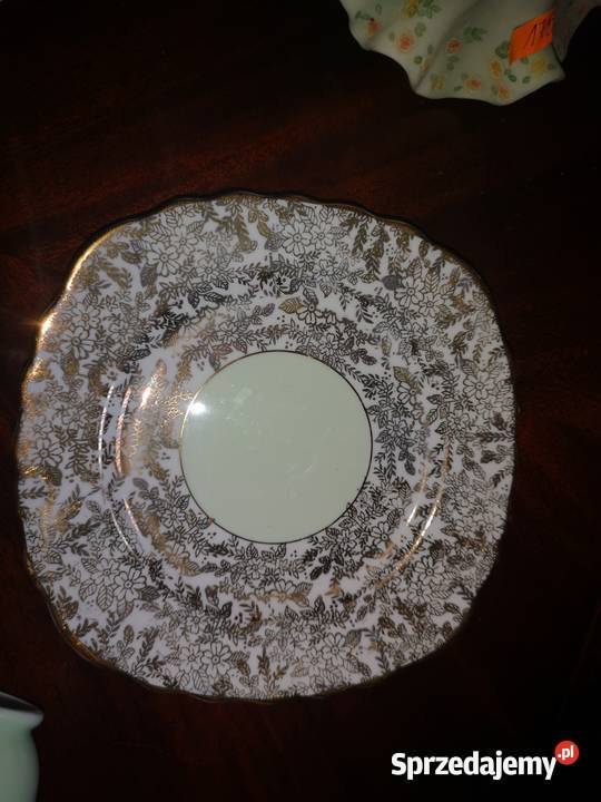 Filiżanka z talerzykiem Colclough Made in Porcelana i szkło Gdańsk