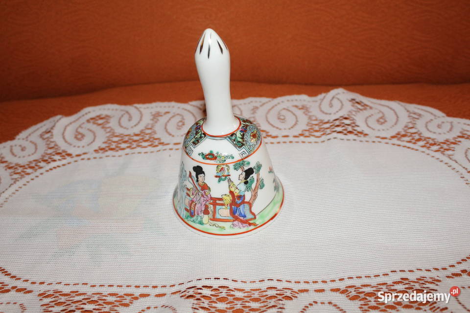 Dzwonek porcelanowy chiński Stan Chorzów