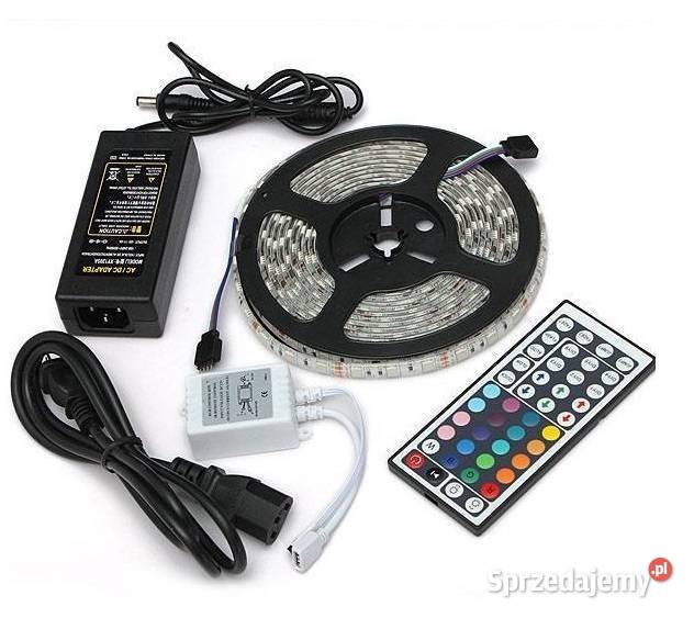 Zestaw taśma LED RGB 5 m pilot Żagań