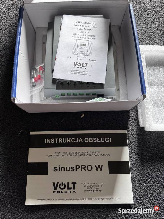 Przetwornica Volt sinus Pro 2500W i regulator Pruszków sprzedam