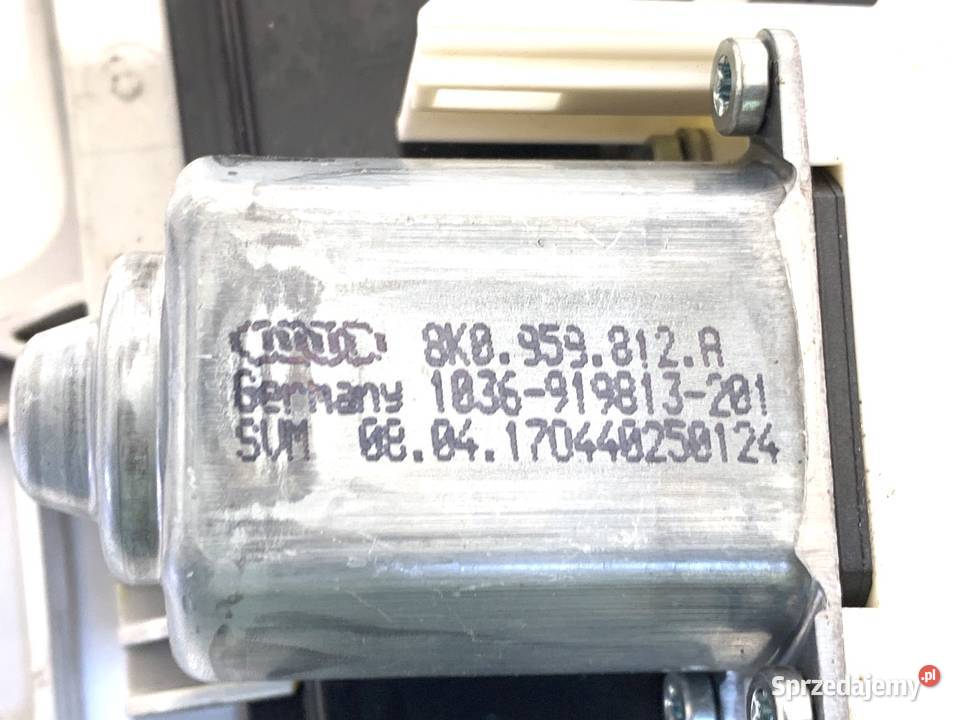 PODNOŚNIK SZYBY PRAWY TYŁ AUDI A6 C7 4G0839462 podkarpackie