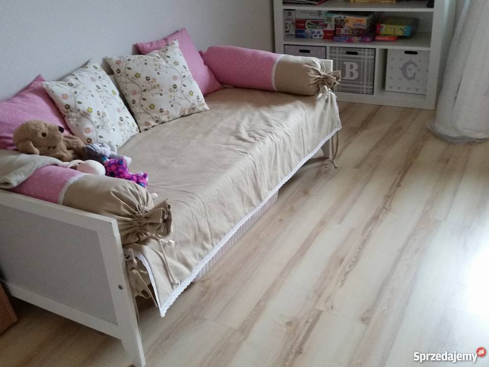 Wyjatkowe łóżko IKEA Hensvik stelaż barierka