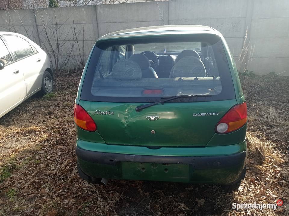 Daewoo Matiz 08 37 kW 1999 r dawca części Szklarka Myślniewska sprzedam