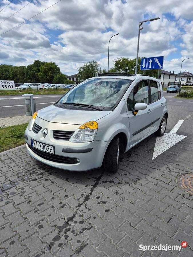 Renault Modus 16 klima panorama tempomat Rok produkcji 2005 mazowieckie sprzedam