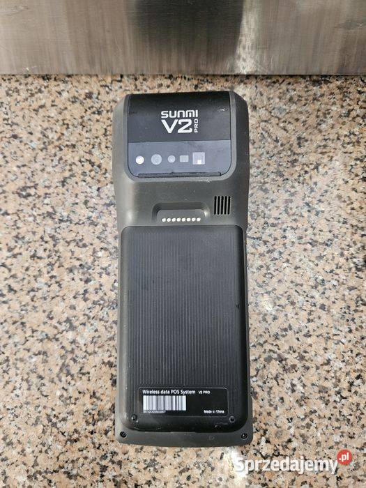 Terminal z drukarką termiczną SUNMI V2 Pro Góra