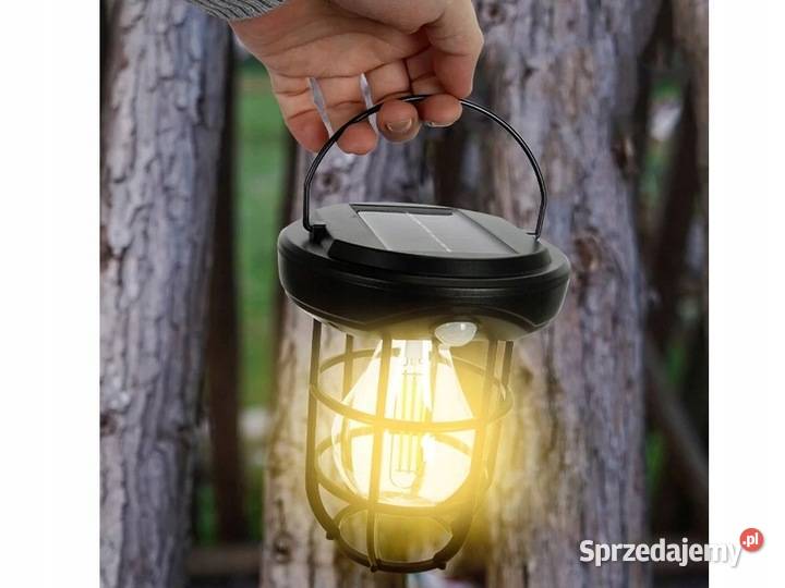 lampa vintage lampion kinkiet solarny loft retro Jasło