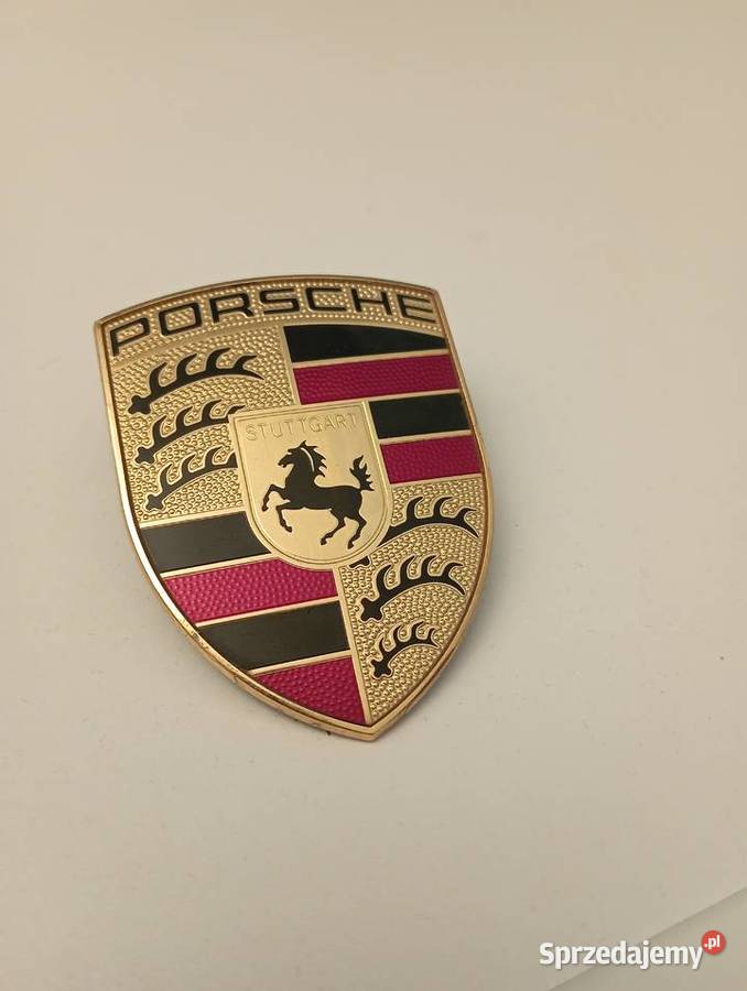 Znaczek logo Porsche macan na maskę automatyczna Białystok sprzedam