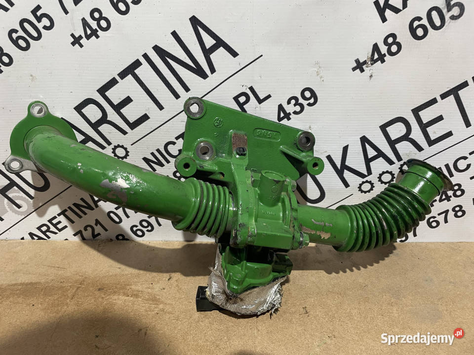 John Deere uchwyt przewodu przewód EGR R534527 Jastrzębniki