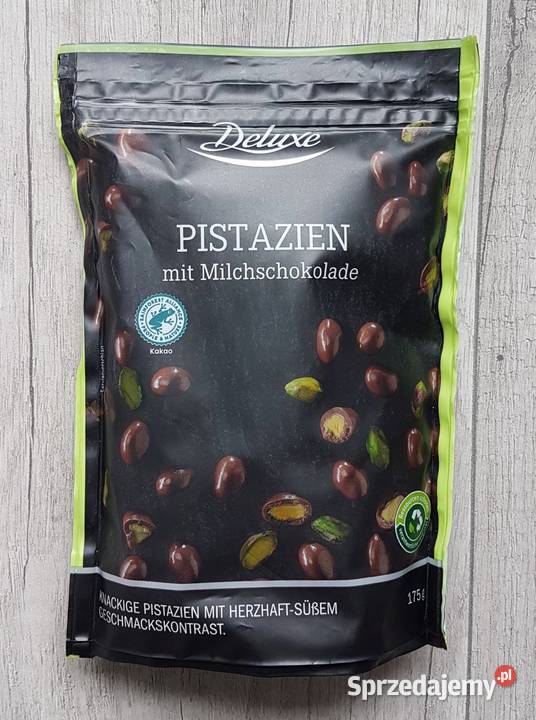 Deluxe Pistacje słodkopikantnej czekoladzie 175g Cukierki i draże Chrzanów