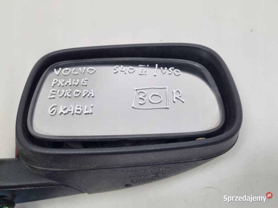 LUSTERKO Volvo S40 II V50 0407r PRAWE PASAŻERA 6 Rudka
