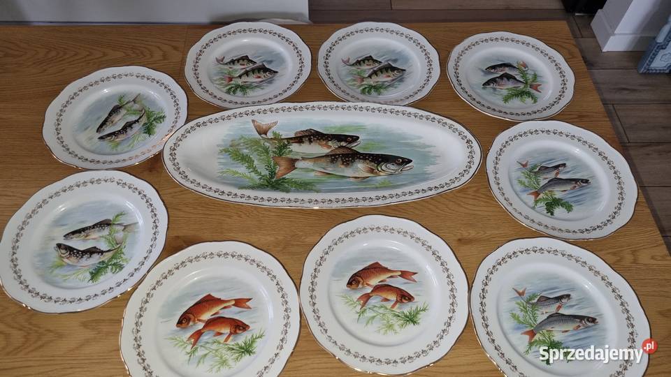 Serwis Rybny Porcelana Francuska Digion wielkopolskie Wola Podłężna
