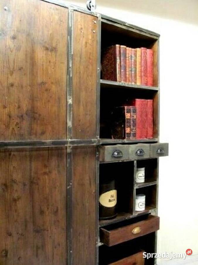 Szafa ubraniowa industrialnaKomoda loft Warszawa sprzedam