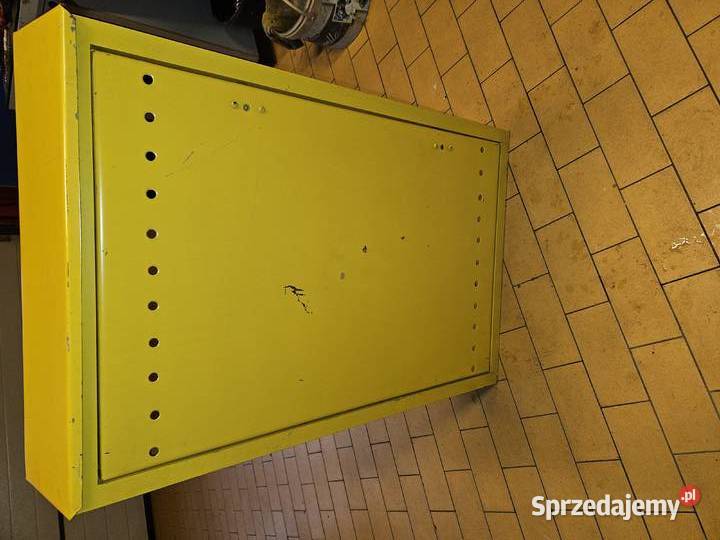 Szafka metalowa naścienna żółta 610x940x155 Zabrze sprzedam