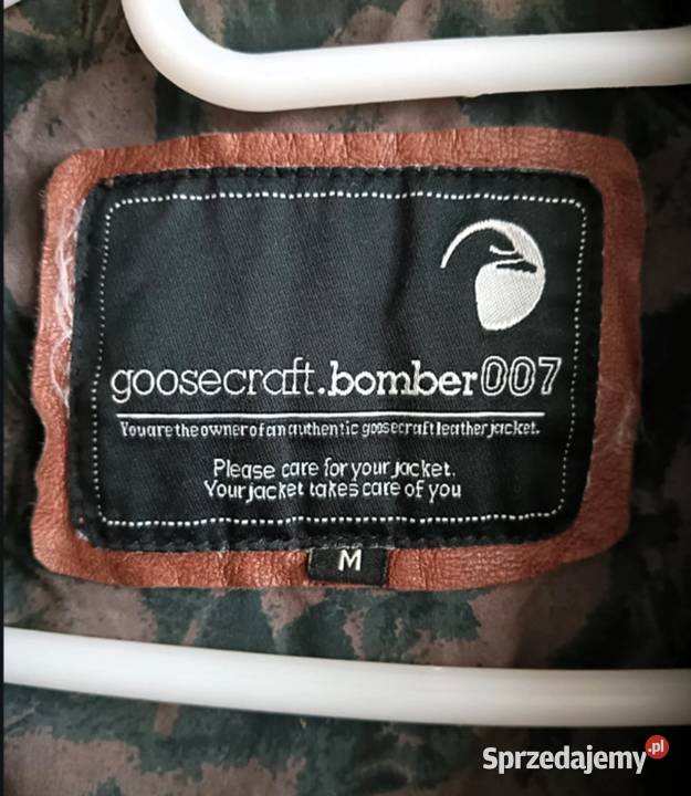 Kurtka Skóra Naturalna Kultowej Marki Goosecraft