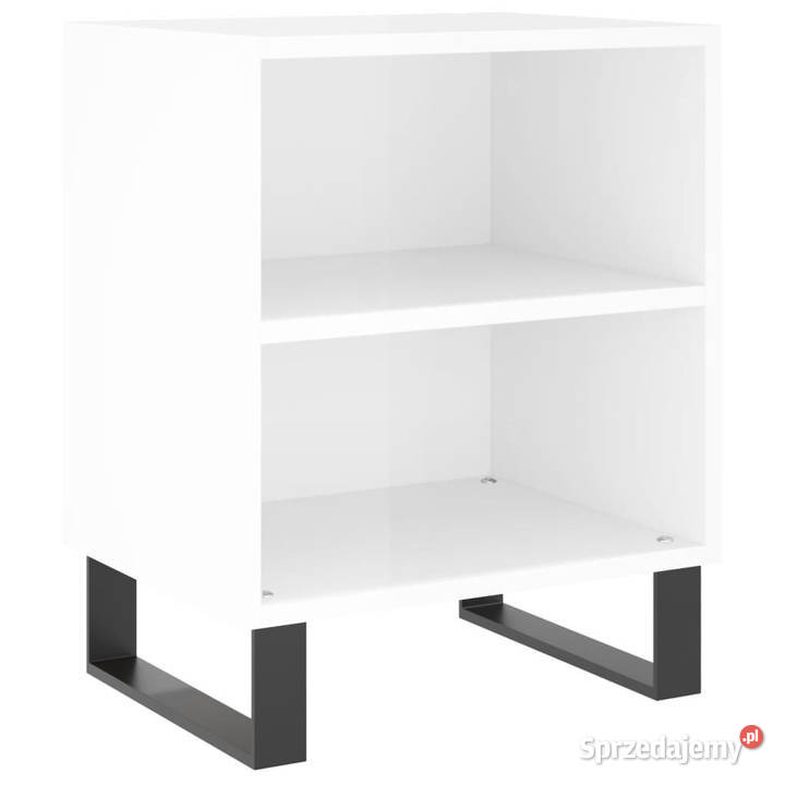 Szafki nocne 2 białe z połyskiem 40x30x50 Warszawa