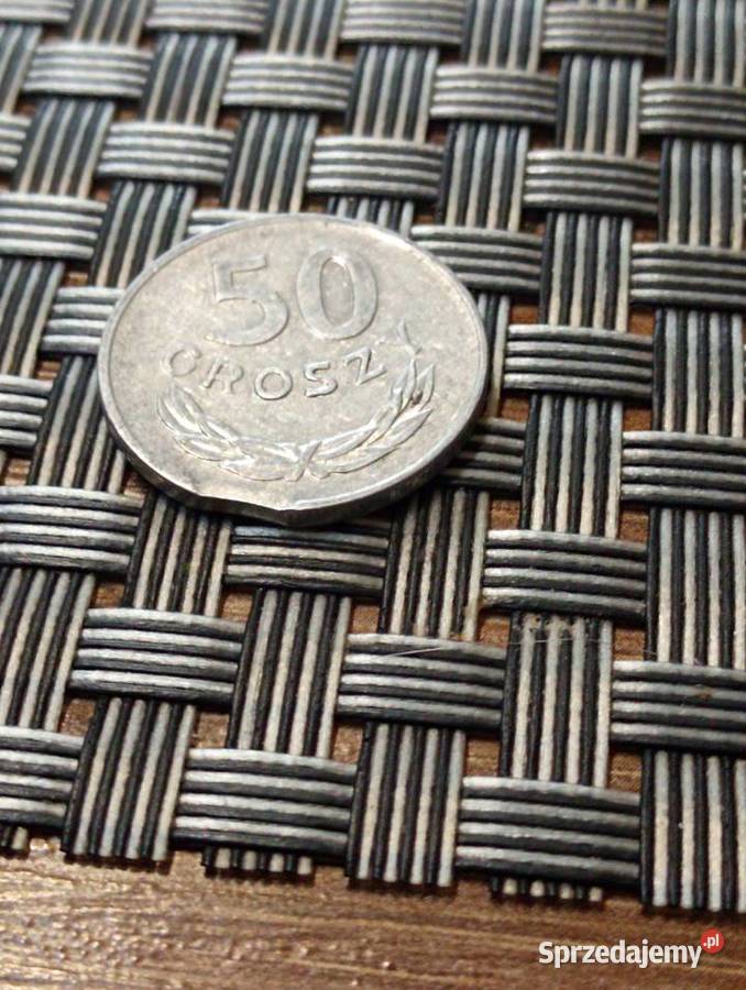 Sprzedam 50 groszy 1985 destrukt koncowka blachy Chełm