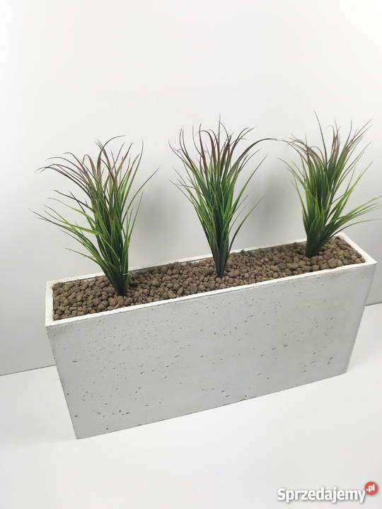 Donica betonowa 100x50x60 Donice betonowe beton Rawicz