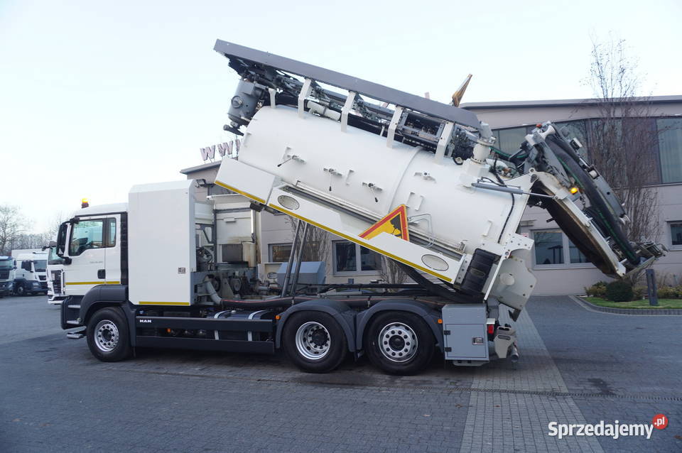 MAN TGM 26340 Zabudowa WUKO Rivard 118m3 120 oś Kraków sprzedam