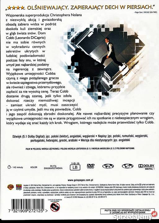 INCEPCJA LEONARDO DiCAPRIO PREMIUM COLLECTION Kalisz