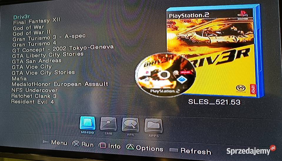 Sony PlayStation 2 Slim 2 MX4SIO FMCB SCPH70004 Sony Playstation 2 Pruszków