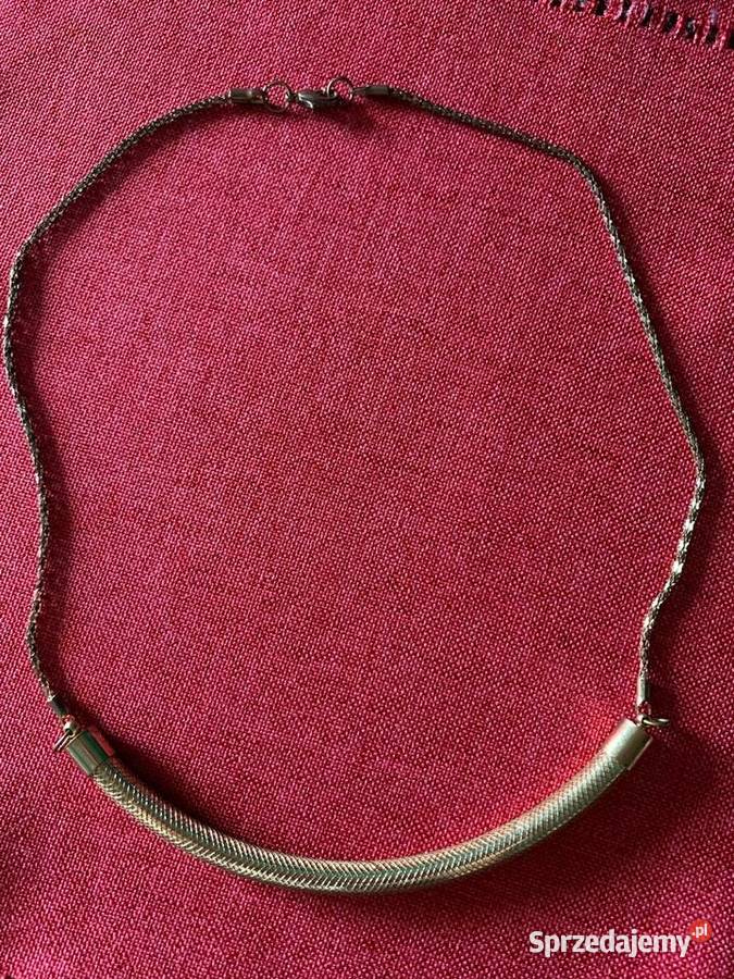 Naszyjnik w kolorze złotym biżuteria sztuczna Częstochowa