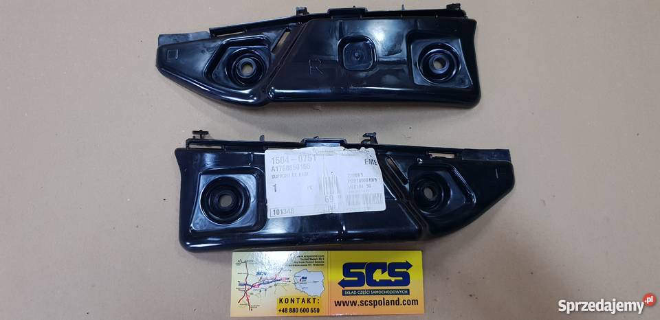 MERCEDES W176 ŚLIZG MOCOWANIE ZDERZAKA PRAWY Bieleń sprzedam