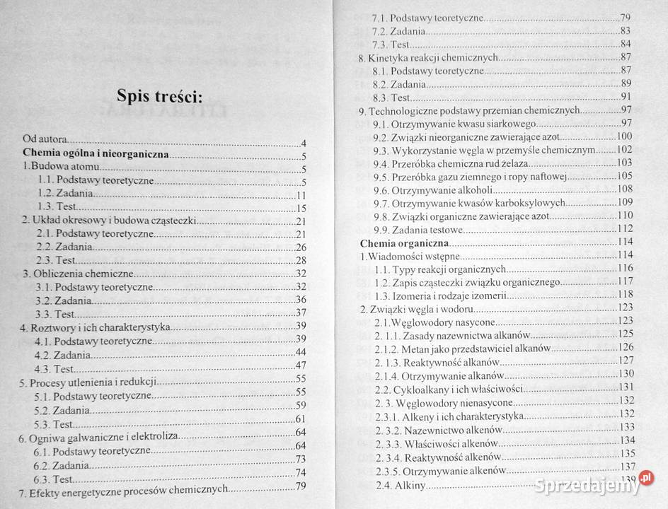 Chemia w pigułce Renata Francik Chełm sprzedam