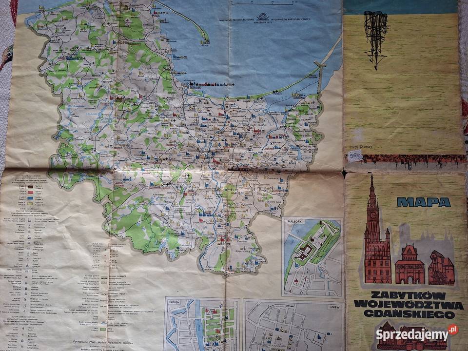 Mapa zabytków Województwa Gdańskiego Kraków sprzedam