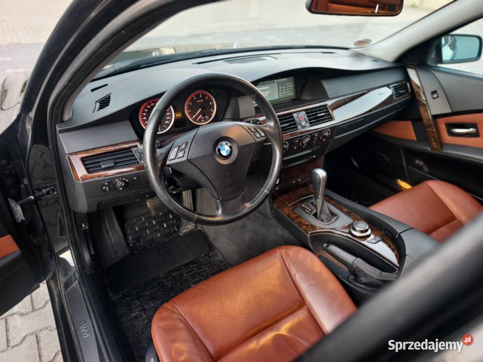 BMW 525i 25 LPG 218 AUTOMAT SKÓRY SZYBERDACH elektryczne lusterka Tuszyn