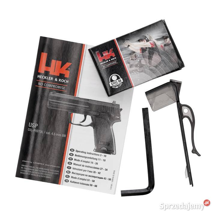 Pistolet wiatrówka HK HecklerKoch USP 45 mm BB Warszawa