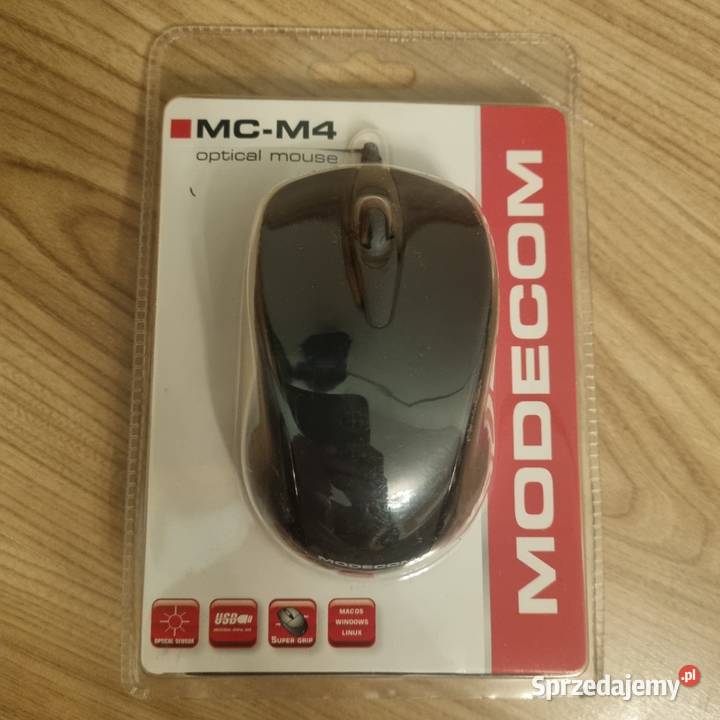 Mysz przewodowa Modecom MCM4 optyczna czarna Warszawa