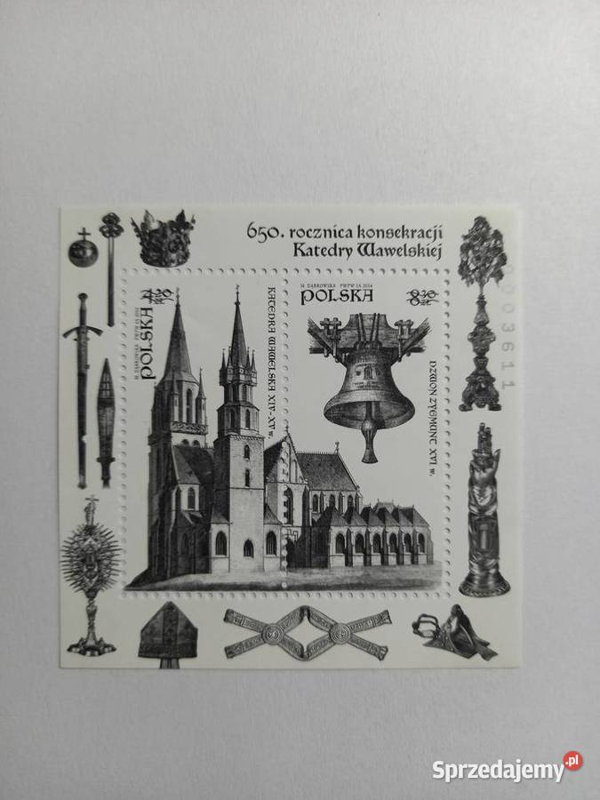 Bl 256 Katedra wawelskanowodruk 2014r czysty Poznań