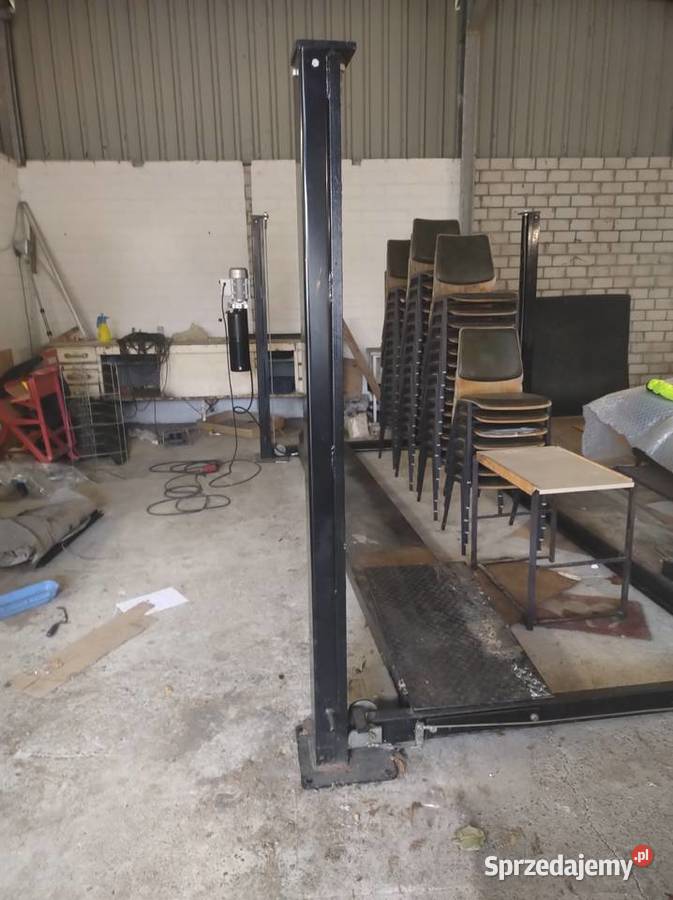 Podnośnik czterokolumnowy 37 T półautomat 400V Myszyniec