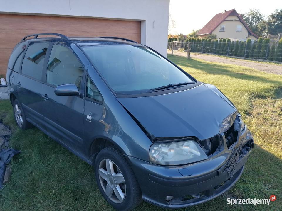 Seat Alhambra 18T 2007 gaz uszkodzony sprowadzony Prądocin