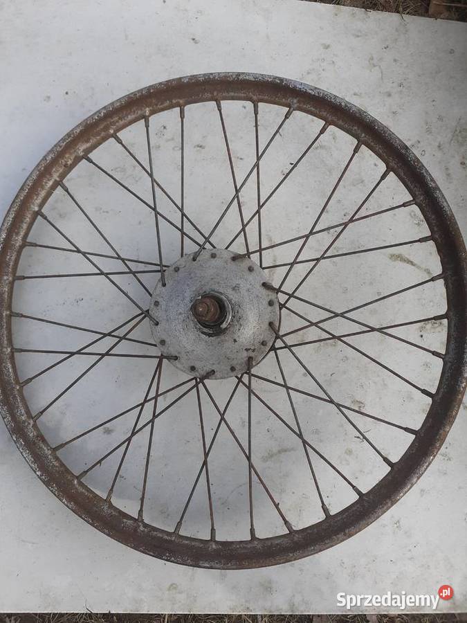 Kolo przednie I obramowka lampy do motoroweru Bierutów