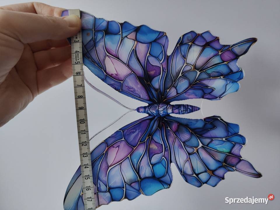 Motyl motylek nowy witraż witrażyk dekoracja Płock