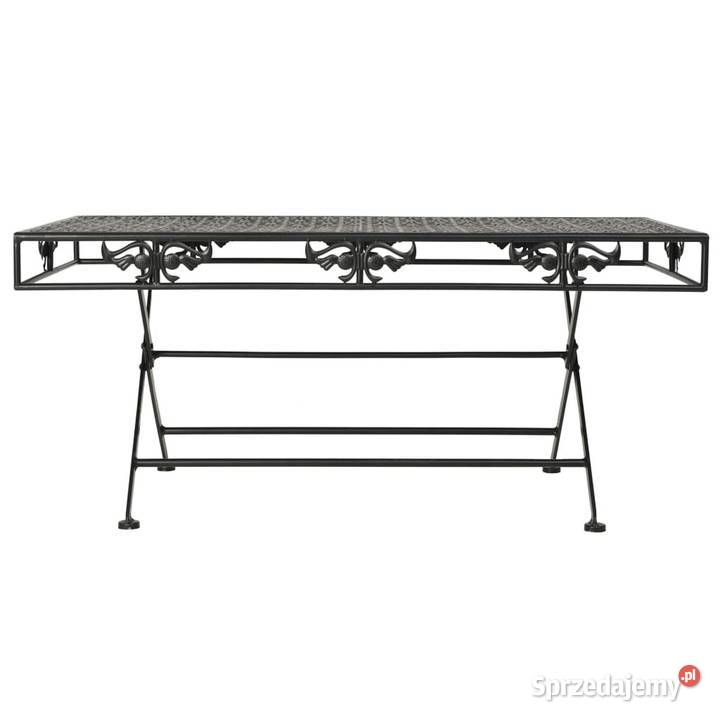 vidaXL Składany stolik kawowy vintage