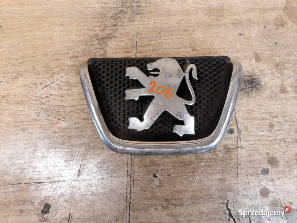 PEUGEOT 206 ZNACZEK EMBLEMAT LOGO PRZÓD Karoseria wielkopolskie